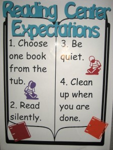 reading center expectations cutout variquest