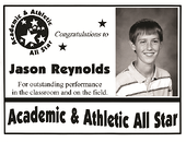 Student Recognition Poster