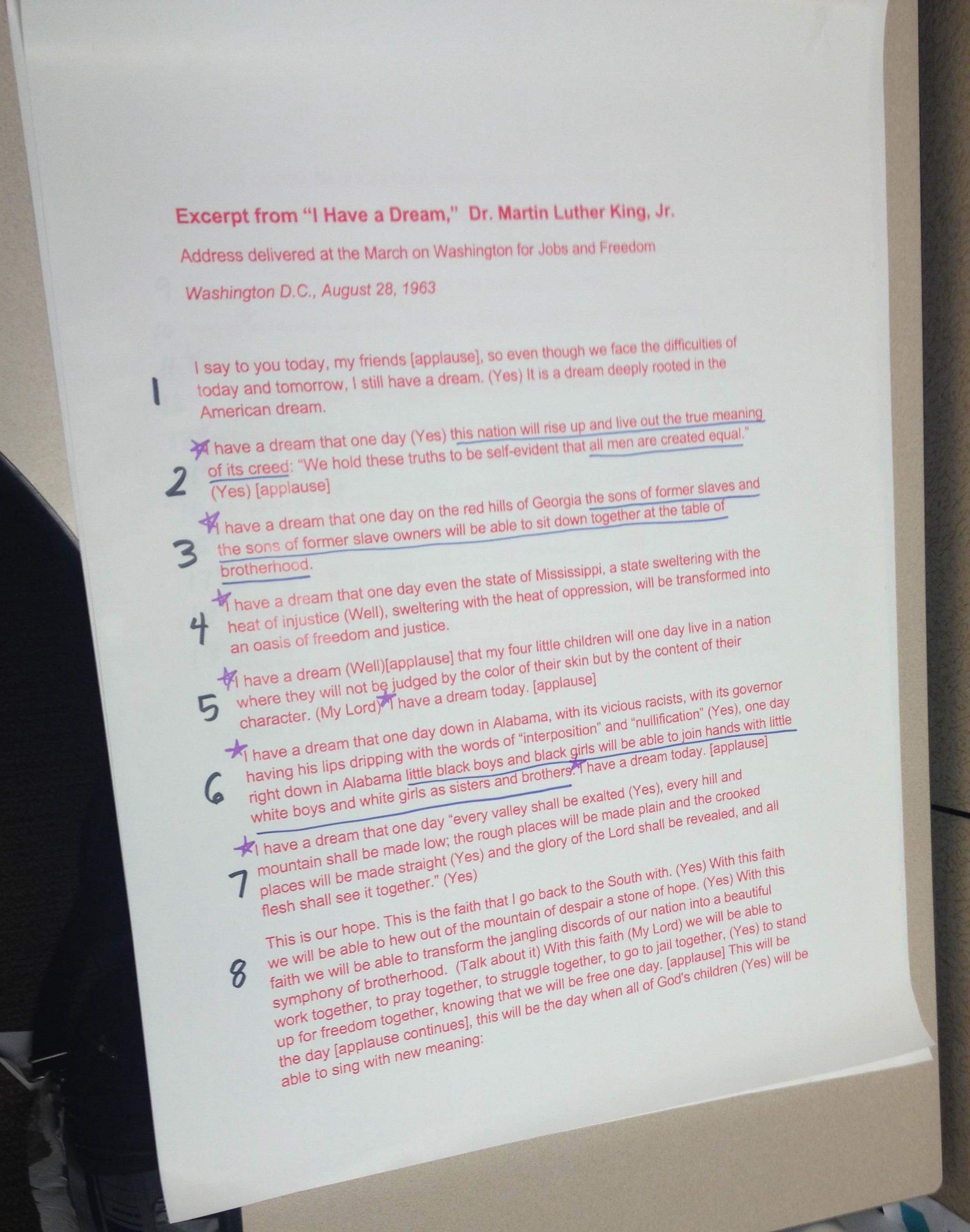Grades 6-8 Lesson: Closing in on the Dream