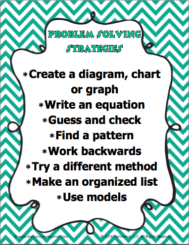 Math Problem Solving Strategies (Intermediate) - Lesson Plan & Templates
