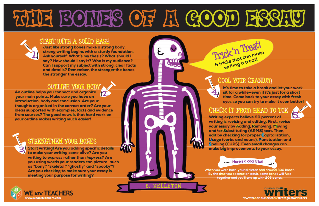 Awesome Poster Alert! The Bones of a Good Essay