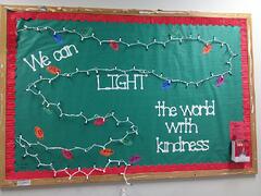 light the world with kindness bulletin board idea variquest