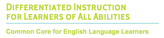 Focusing on Common Core: English Language Learners