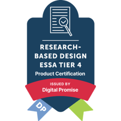 Research-Based Design ESSA Tier 4 Product Certification 2025-12-01