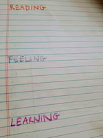 reading feeling learning journal notebook