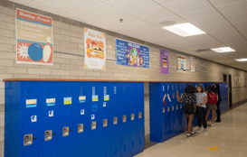 high school extracurricular hallway