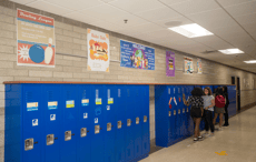 high school extracurricular hallway