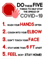 Five Things Covid poster thumb