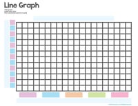 first day of school line graph template thumb