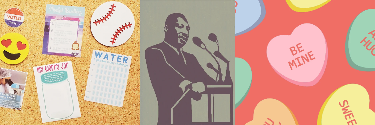 [Videos] Classroom Supports for Vision Boards, Martin Luther King Jr. Day, and Valentine's Day