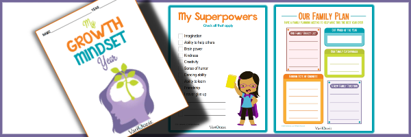 Printable Take-Home Activity: My Growth Year Mindset Journal