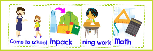 [Lesson Plan] Visual Schedule Cards for Special Education